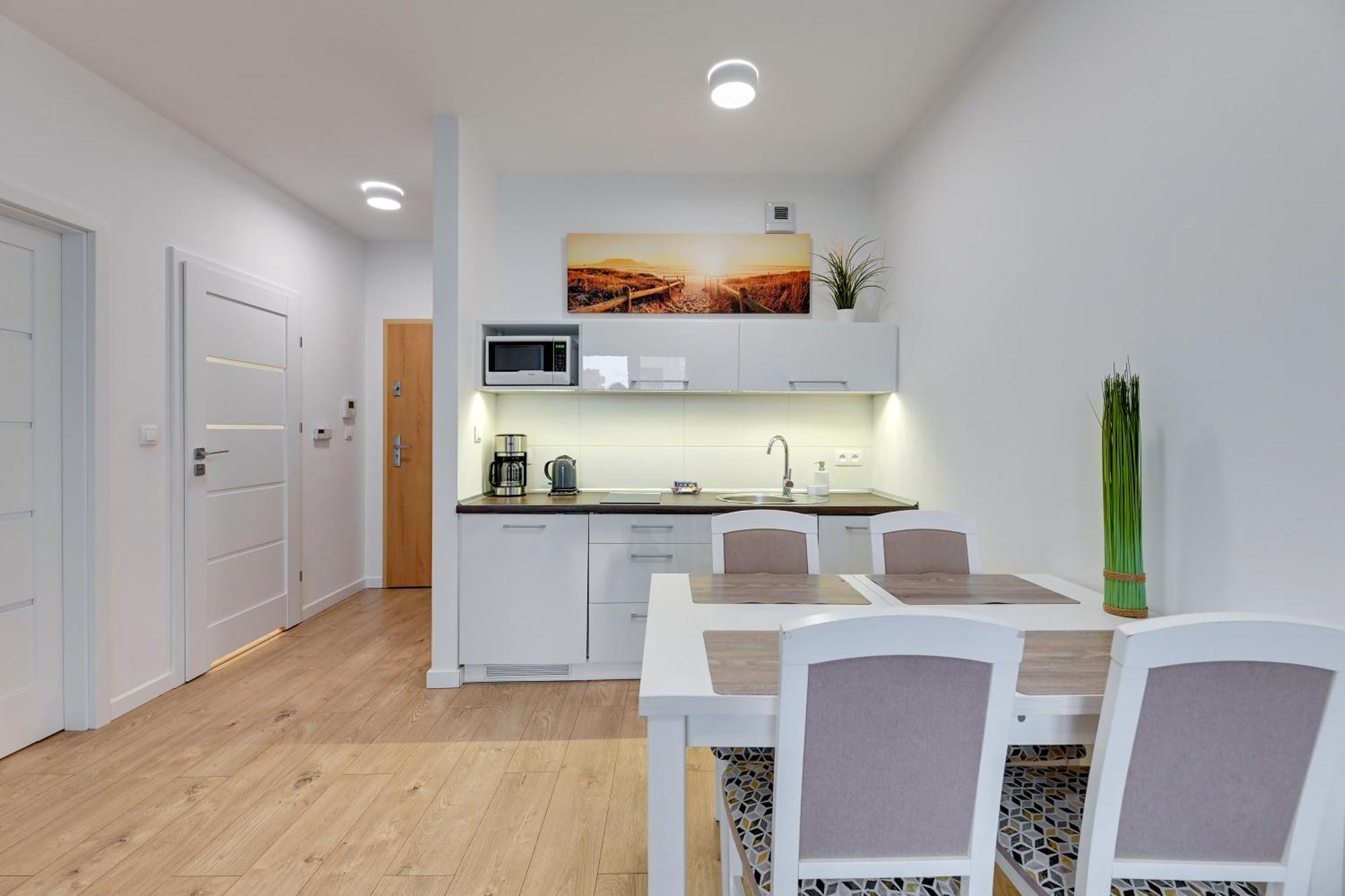 Apartament Nadmorskie Spektrum & Parking Gdańsk Exteriör bild